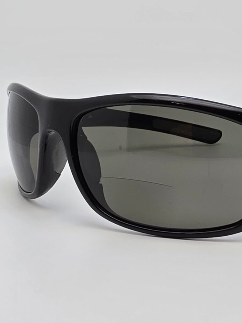 Suncloud Cover Black Frame Polarized Grey +1.50 Bifocal Reading Sunglasses 64mm